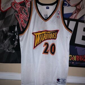 Vintage champion warriors jersey